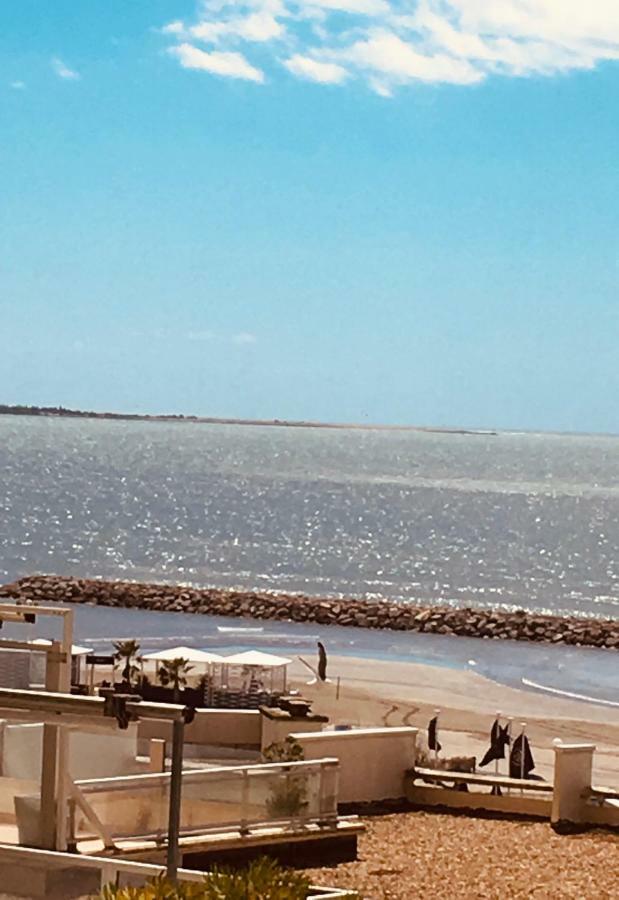 P1 Vue Mer 1Ere Ligne 33M2 Pour 4 Pers + Veranda + Parking La Grande-Motte Buitenkant foto